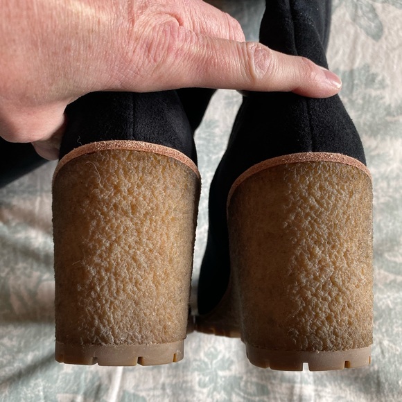 Coach Keely Double Faced Shearling Wedge Boots - Picture 12 of 13